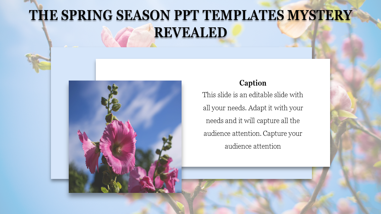 Free - Attractive Spring Season PPT Templates 
